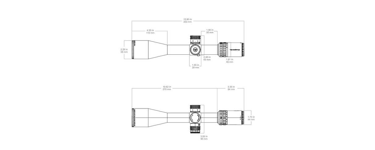 Vector Optics Orion Pro Max 6-24x50 MIL HD FFP luneta celownicza