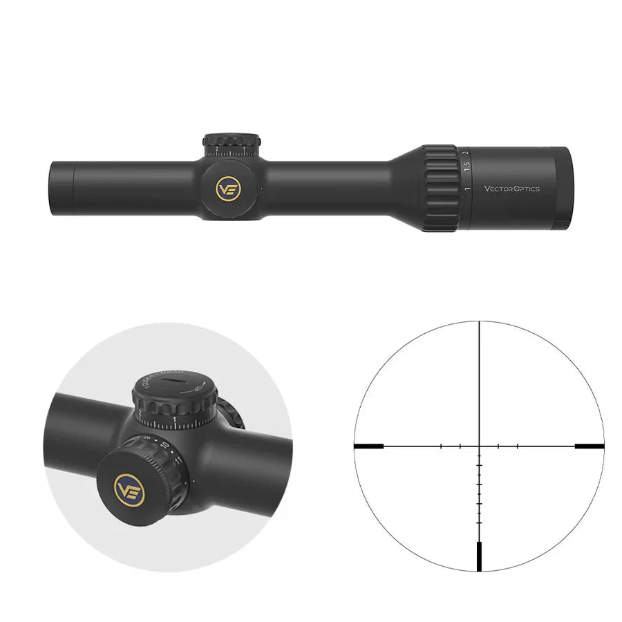 Vector Optics Continental 1-10x24i ED Fiber luneta Vector Optics