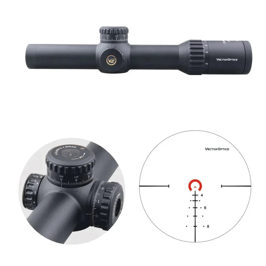Vector Optics Continental x6 1-6x28FFP luneta celownicza Vector Optics