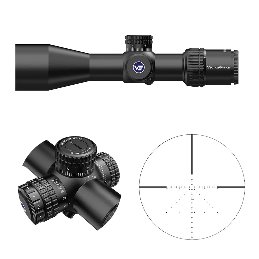 Vector Optics Veyron 10x44 SFP kompaktowa luneta celownicza