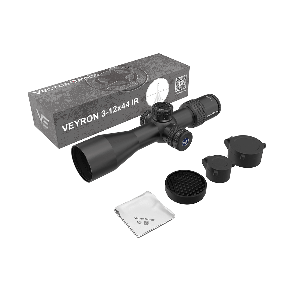 Vector Optics Veyron 3-12x44IR SFP kompaktowa luneta celownicza