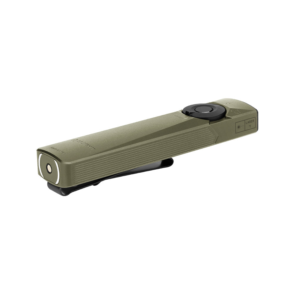 Olight Arkfeld Ultra | płaska latarka EDC 3-w-1 | 1.400 lm - Olive Green