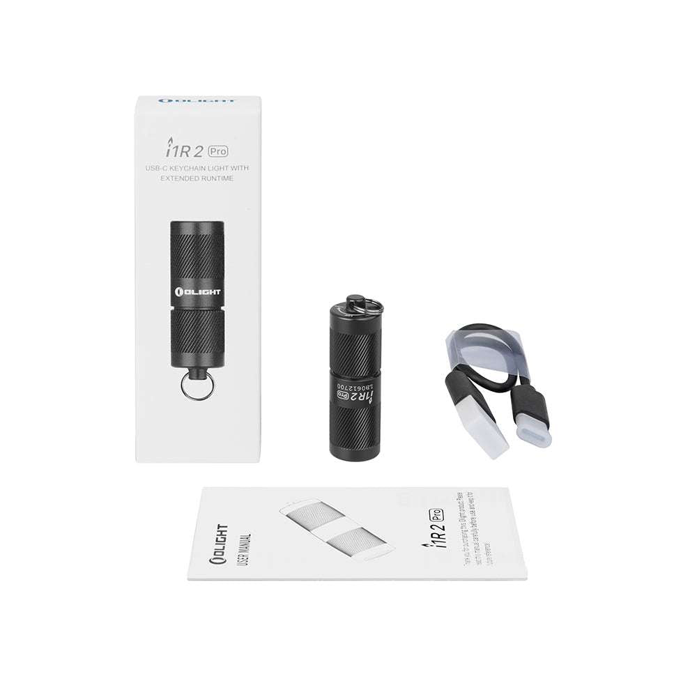 Olight i1R 2 Pro | ładowalna latarka brelokowa | 180 lm - Black