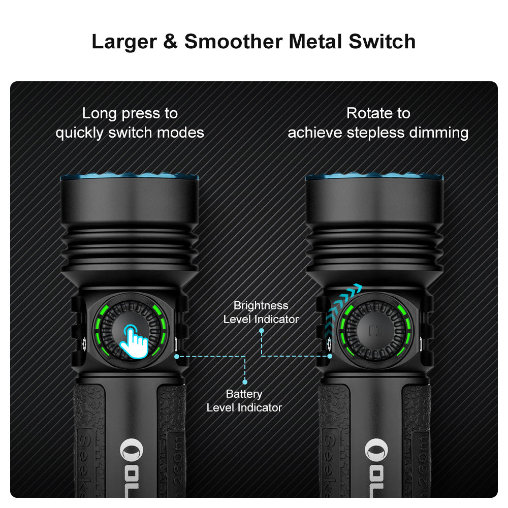 Olight Seeker 4 Pro | wysokiej mocy latarka | 4.600 lm