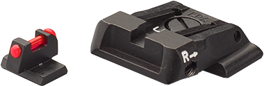 Smith & Wesson M&P regulowane przyrządy celownicze | światłowodowe