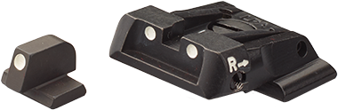 Smith & Wesson M&P regulowane przyrządy celownicze | białe kropki