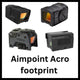 Kolimatory z footprint Aimpoint Acro