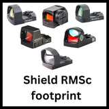 Kolimatory z footprint Shield RMSc