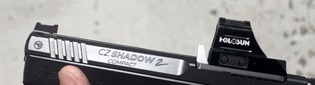 CZ Shadow 2 płytka pod kolimator with integrated forwarded szczerbinka | Trijicon RMR footprint