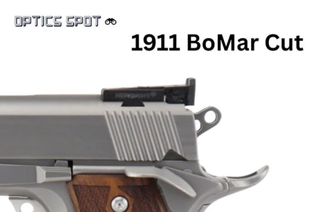 1911 [BoMar Cut] w pełni regulowana szczerbinka | rowkowana z 3 punktami