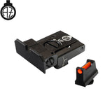 Regulowane przyrządy celownicze do Glock [G17, G19, G26 & other] ze światłowodem | typ A
