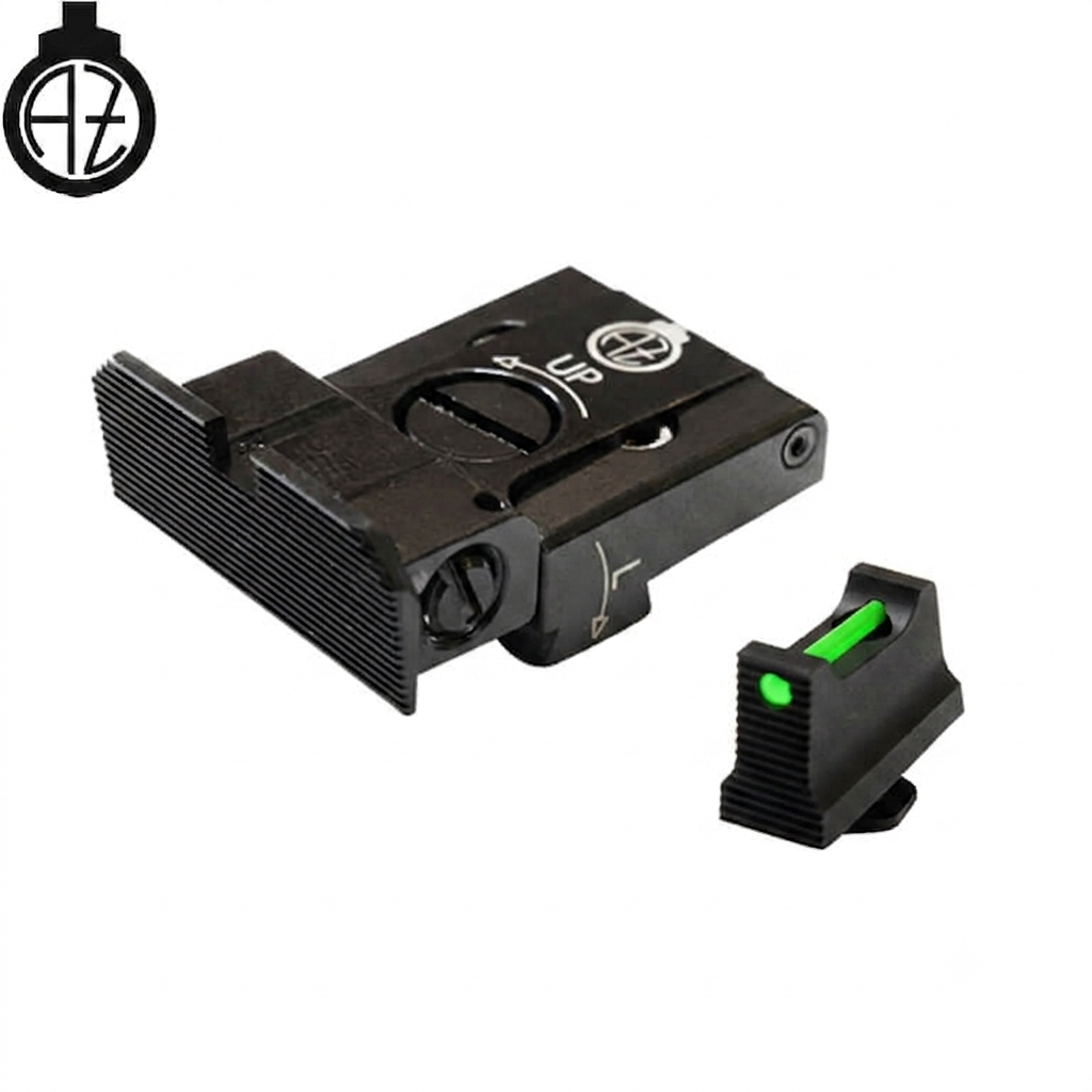 Regulowane przyrządy celownicze do Glock [G17 G19 G26 & other] z światłowodem | typ