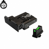 Regulowane przyrządy celownicze do Glock [G17 G19 G26 & other] z światłowodem | typ
