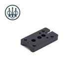 Beretta [92X, 92XI, 92 GTS, 92X RDO, M9A4] płytka pod kolimator | Leupold DPP footprint