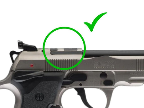 Beretta [92X 92XI 92 GTS 92X RDO M9A4] płytka pod kolimator | Trijicon RMR footprint