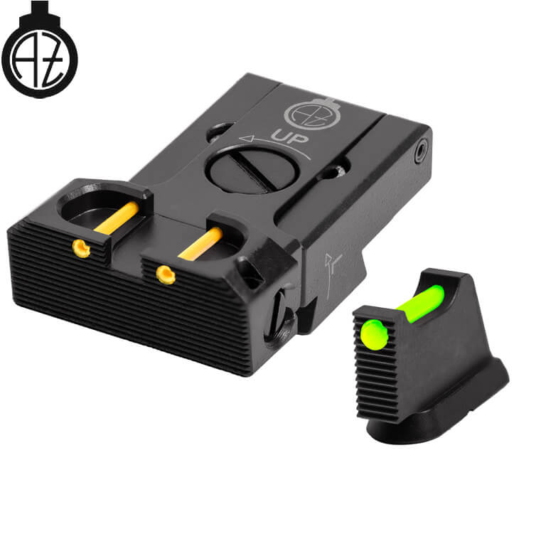 CZ 75B, CZ P-01, CZ 75 SP-01 regulowane przyrządy celownicze światłowodowe | typ B Zendl