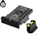 CZ P-10 adjustable sights with fiber optics | type