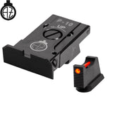 CZ P-10 adjustable sights with fiber optics | type