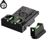 CZ Shadow 2, CZ 75 SP-01 Shadow regulowane przyrządy celownicze z światłowodami | typ B