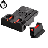 CZ Shadow 2, CZ 75 SP-01 Shadow regulowane przyrządy celownicze z światłowodami | typ B
