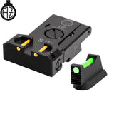 CZ Shadow 2, CZ 75 SP-01 Shadow regulowane przyrządy celownicze z światłowodami | typ B