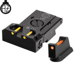 CZ Shadow 2, CZ 75 SP-01 Shadow regulowane przyrządy celownicze z światłowodami | typ B