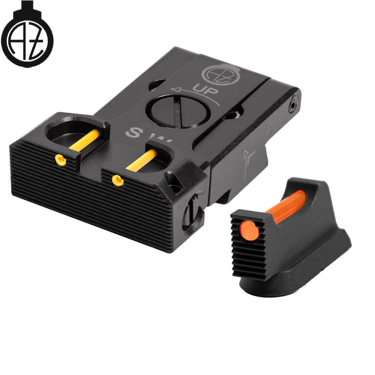 CZ Shadow 2, CZ 75 SP-01 Shadow regulowane przyrządy celownicze z światłowodami | typ B