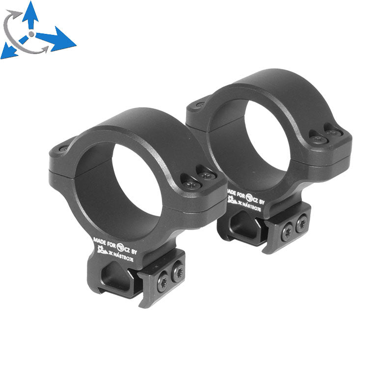 CZ 457 pierścienie montażowe do dovetail | 30mm