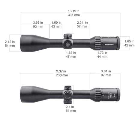 Vector Optics Continental 2-12x50 SFP luneta celownicza