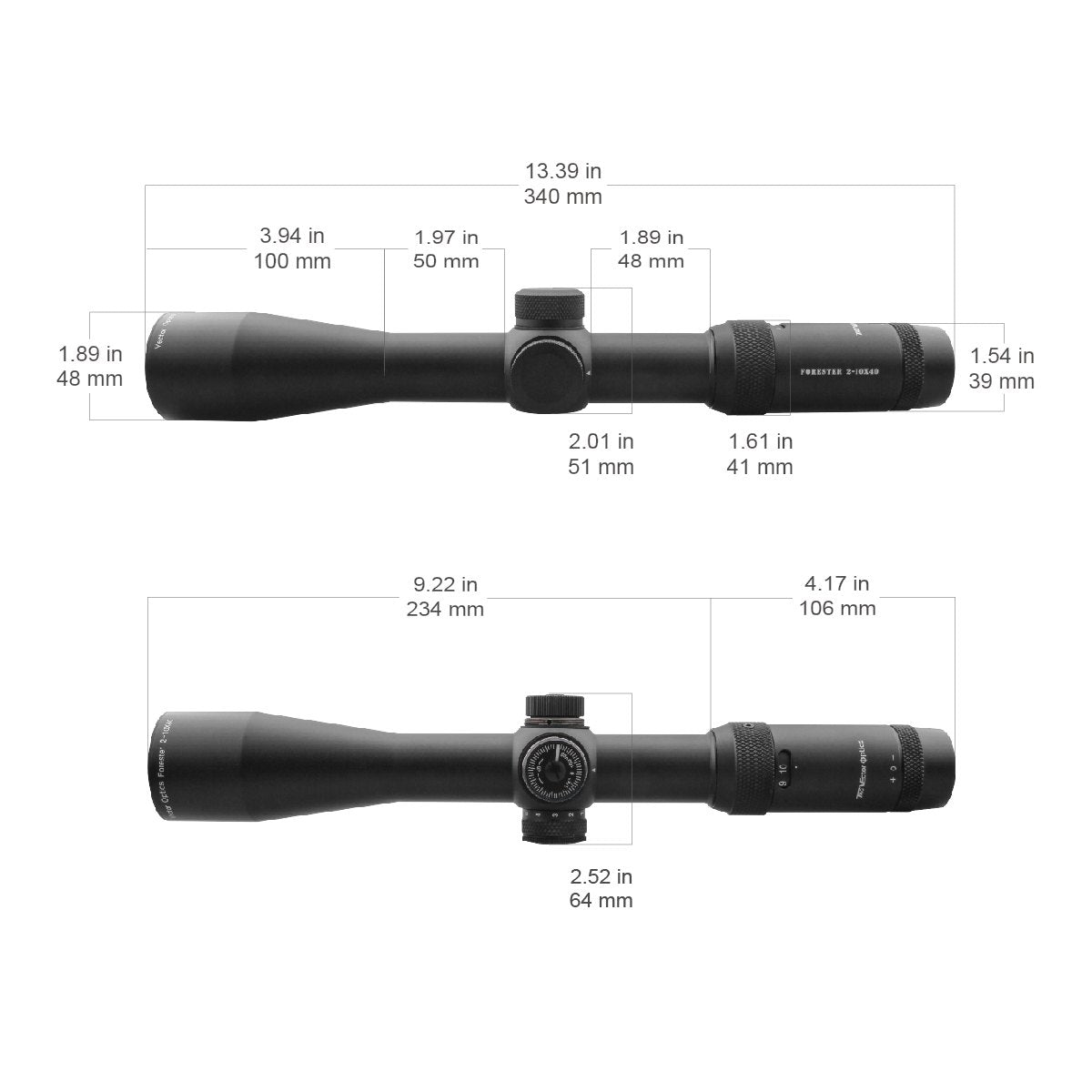 Vector Optics Leśniczy 2-10x40SFP luneta celownicza 
