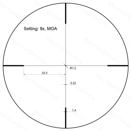 Vector Optics Forester JR. 3-9x40 luneta celownicza