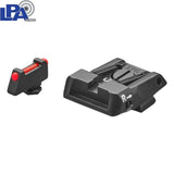 Regulowane przyrządy celownicze do Glock [G17 G19 G26 & other] | z światłowodem