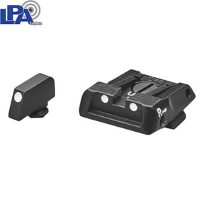 Regulowane przyrządy celownicze do Glock [G17 G19 G26 & other] | z białymi kropkami