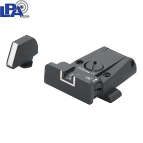 Regulowane przyrządy celownicze do Glock [G17 G19 G26 & other] | z białymi liniami