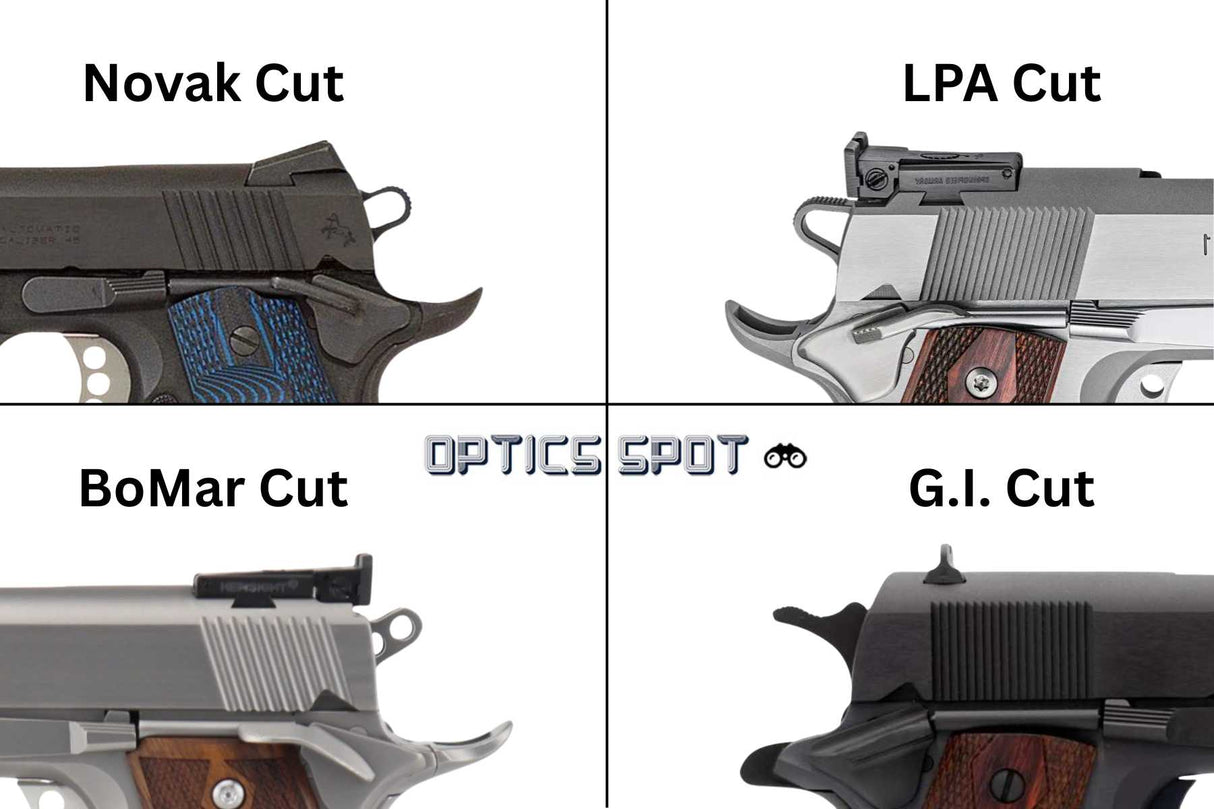1911 [G.I. Cut] montaż kolimatora | Trijicon RMR footprint EGW