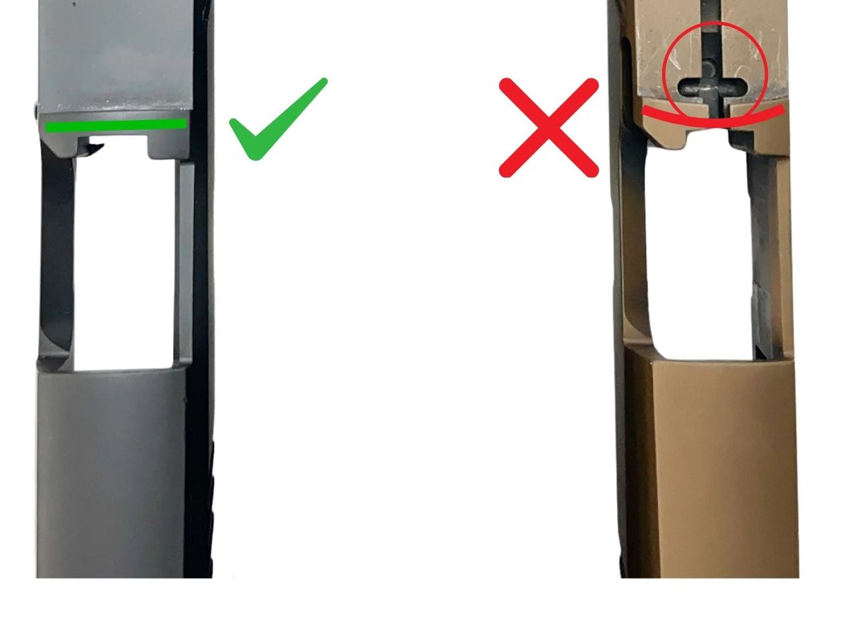 Sig P320 XFIVE starsze warianty wycięcie optics ready - różnice