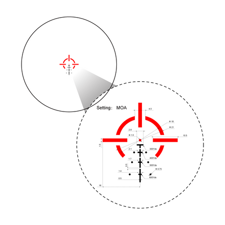 Vector Optics Paragon 4x24 ultra kompaktowy pryzmatyczny celownik do karabinu