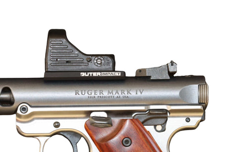 Ruger Mark III & Mark IV płytka pod kolimator | type C [RMR RTS & Docter footprint]