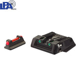 Walther Q4 SF OR & Q5 Match SF regulowany zestaw przyrządów celowniczych z światłowodami LPA