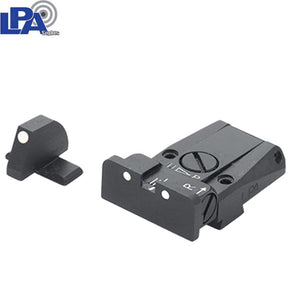 Springfield [XD,XDM] & HS Produkt [XDM HS-9 SF19] regulowane przyrządy celownicze | z białymi kropkami