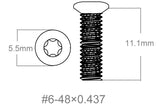 Zestaw śrub 3 szt. | 6-48x0.437’’ [T10]