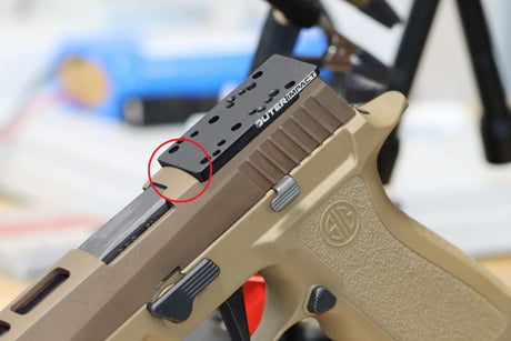 Sig P320-XFIVE [2014 - 2018] płytka pod kolimator | typ C [RMR RTS & Docter footprint]