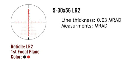 Sightmark Presidio 5-30x56 LR2 FFP luneta celownicza