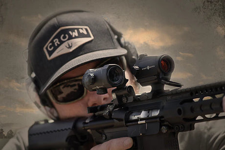 Sightmark XTM-3 powiększalnik 3x z montażem LQD flip to side