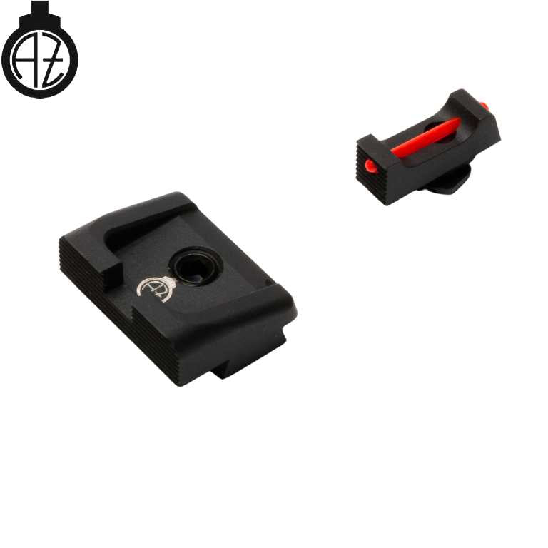 Przyrządy celownicze do Glock [G17, G19, G26 & other] ze światłowodem | typ A