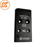 Steel płytka pod kolimator for Glock MOS | Leupold DPP footprint