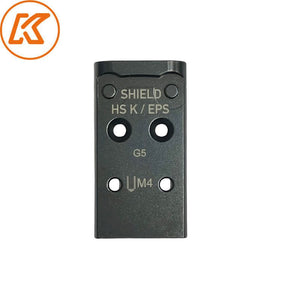 Steel płytka pod kolimator for Glock MOS | Shield RMSc & Holosun K-series footprint