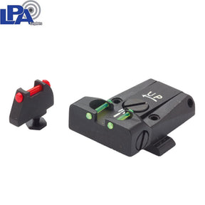 Regulowane przyrządy celownicze do Glock [G17 G19 G26 & other] | with fiber optics