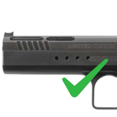 Boczny montaż kolimatora do modeli Tanfoglio z nawierconymi otworami | Trijicon RMR footprint