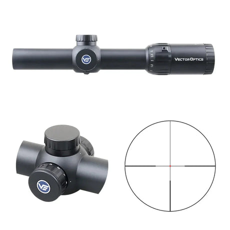 Vector Optics Constantine 1-10x24 luneta celownicza Fiber Center Dot Vector Optics